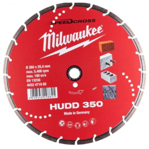 【ポイント10倍】ミルウォーキーツール・ジャパン合同会社 milwaukee 350mm ダイヤモンドブレード(プレミアムセグメント型・石工用) 4932471985 【DIY 工具 TRUSCO トラスコ 】【おしゃれ おすすめ】[CB99] 44,925円