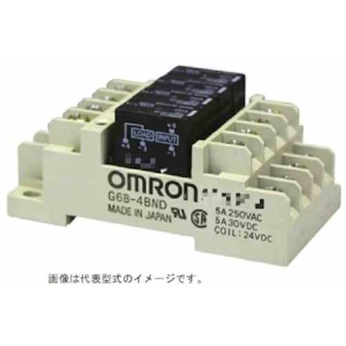 【ポイント10倍】オムロン(株) OMRON ターミナルリレー 接点構成1a×4 基本型 G6B-4BND_DC24 【DIY 工具 TRUSCO トラスコ 】【おしゃれ おすすめ】[CB99]