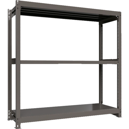 【ポイント10倍】HIKARI製作所(株) ICHIMAI 重量ボルトレスラック 段荷重1000Kg H1800×W1800×D600 天地3段 単体グレー TH1000-666T3 【DIY 工具 TRUSCO トラスコ 】【おしゃれ おすすめ】[CB99]