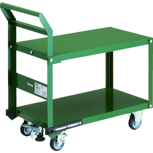 【ポイント10倍】トラスコ中山(株) TRUSCO 鋼鉄製運搬車 800X450 片袖2段型 ハンドル側自在タイプ プレス車 Lストッパー付 PH-32RSS 【DIY 工具 TRUSCO トラスコ 】【おしゃれ おすすめ】[CB99]