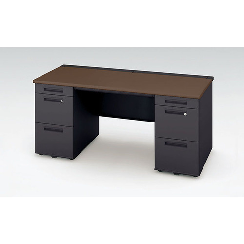 【ポイント10倍】(株)ナイキ NAIKI 両袖デスク ロングレール仕様 XEHH167HH-S-BWN 【DIY 工具 TRUSCO トラスコ 】【おしゃれ おすすめ】[CB99]｜買援隊