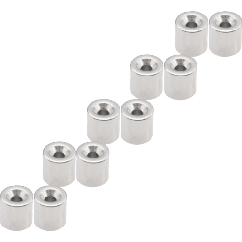 【ポイント10倍】トラスコ中山(株) TRUSCO まとめ買い ネオジム丸形磁石 皿ねじ穴付 外径6MM×6MM M1.6 10個入 T06R06-M1.6-10P 【DIY 工具 TRUSCO トラスコ 】【おしゃれ おすすめ】[CB99]