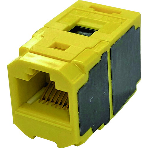 【ポイント10倍】パンドウイットコーポレーション PANDUIT カテゴリ6A JJアダプタ(RJ45中継用ジャック) 黄 CC6X88YL [10個入] 【DIY 工具 TRUSCO トラスコ 】【おしゃれ おすすめ】[CB99]