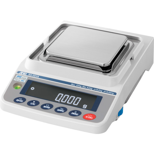 【ポイント10倍】(株)エー・アンド・デイ A＆D 汎用電子天びん 内蔵分銅付き 220g/0.001g GX203A 【DIY 工具 TRUSCO トラスコ 】【おしゃれ おすすめ】[CB99]｜買援隊
