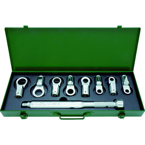 【ポイント10倍】旭金属工業(株) ASH トルクレンチめがねヘッドセット LC090N+12-27mm LCR3000 【DIY 工具 TRUSCO トラスコ 】【おしゃれ おすすめ】[CB99]｜買援隊
