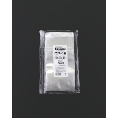 【ポイント10倍】(株)生産日本社 セイニチ チャック袋 「ラミグリップ」 OP-16 スタンドタイプ 230×16 OP-16 【DIY 工具 TRUSCO トラスコ 】【おしゃれ おすすめ】[CB99]