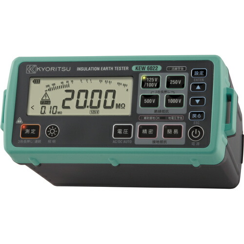 日本最大級 ポイント10倍 共立電気計器 株 Kyoritsu 6022la デジタル絶縁 接地抵抗計 L型プローブモデル Kew6022la Diy 工具 Trusco トラスコ おしゃれ おすすめ Cb99 超人気の Mail Intelsys Net