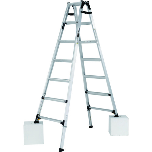【ポイント10倍】アルインコ 伸縮脚立(ステップ幅広)210cm 最大使用質量100kg PRW210FX 【DIY 工具 TRUSCO トラスコ 】【おしゃれ おすすめ】[CB99]｜買援隊