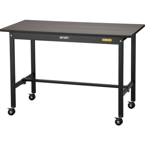 【ポイント10倍】山金工業(株) ヤマテック ワークテーブル ブラックシリーズ 移動式 荷重150KG W1200×D600×H804 SUMC-1260-MB 【DIY 工具 TRUSCO トラスコ 】【おしゃれ おすすめ】[CB99]
