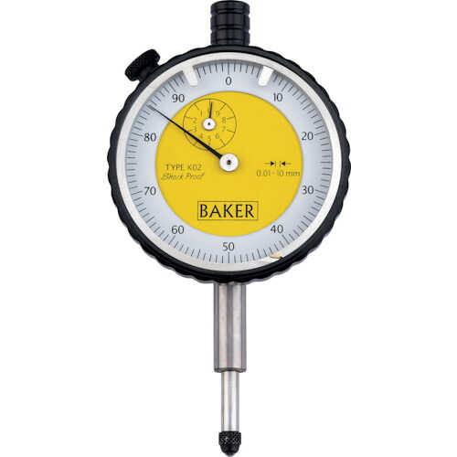 【ポイント10倍】ベイカー社 BAKER ダイヤルゲージ タイプK07 0.01mm目量 BGK07 【DIY 工具 TRUSCO トラスコ 】【おしゃれ おすすめ】[CB99]