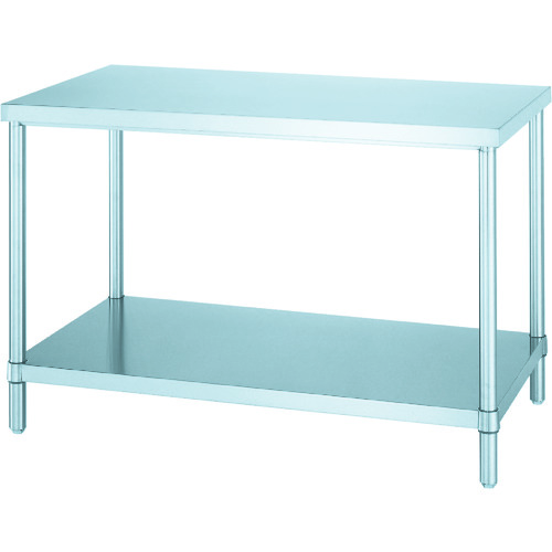 【ポイント10倍】シンコー ステンレス作業台(ベタ棚板タイプ・SUS430) 600&times;450&times;800 WB-6045 【DIY 工具 TRUSCO トラスコ 】【おしゃれ おすすめ】[CB99]｜買援隊