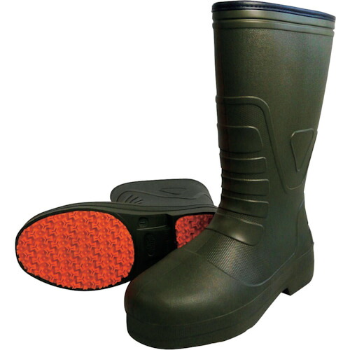 【ポイント10倍】喜多 柔らかいEVAラバー安全長靴 KR7030 グリーン LL(26.5～27.0) KR7030-GRE-LL 【DIY 工具 TRUSCO トラスコ 】【おしゃれ おすすめ】[CB99]