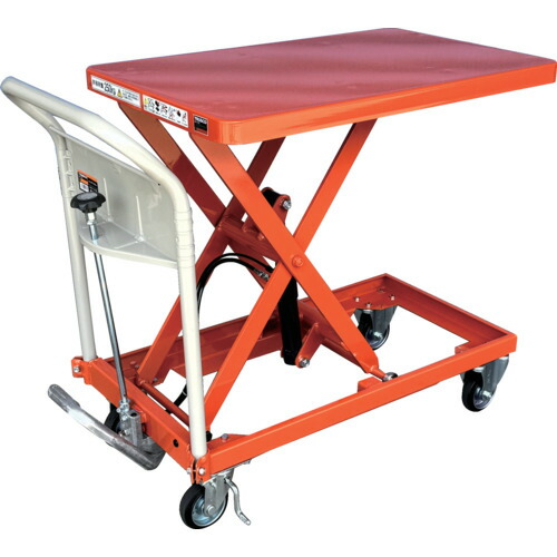 【ポイント10倍】トラスコ中山(株) TRUSCO ハンドリフタ 250kg 500X800 オレンジ 導電キャスター仕様 HLFAS250E 【DIY 工具 TRUSCO トラスコ 】【おしゃれ おすすめ】[CB99] 68,379円