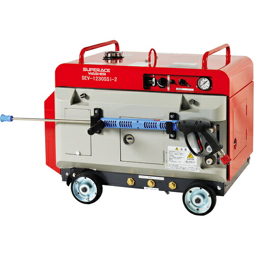 【ポイント10倍】スーパー工業 エンジン式高圧洗浄機 SEV-1230SSi-2 防音タイプ 超高圧モデル SEV-1230SSI-2 【DIY 工具 TRUSCO トラスコ 】【おしゃれ おすすめ】[CB99]