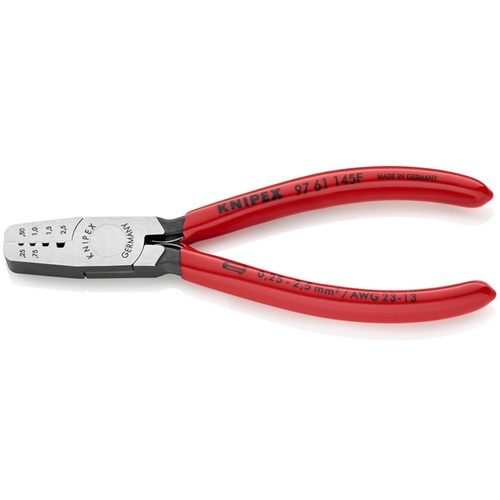 【ポイント10倍】KNIPEX 9761-145F エンドスリーブ用圧着ペンチ 9761-145F 【DIY 工具 TRUSCO トラスコ 】【おしゃれ おすすめ】[CB99]