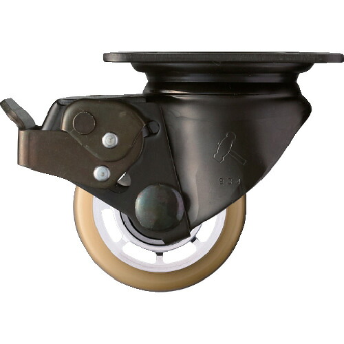 【ポイント10倍】ハンマー 低床重荷重用旋回式ウレタン車輪(アルミホイール・ボールベアリング)65mm SP付 5451S-BAU65 【DIY 工具 TRUSCO トラスコ 】【おしゃれ おすすめ】[CB99]
