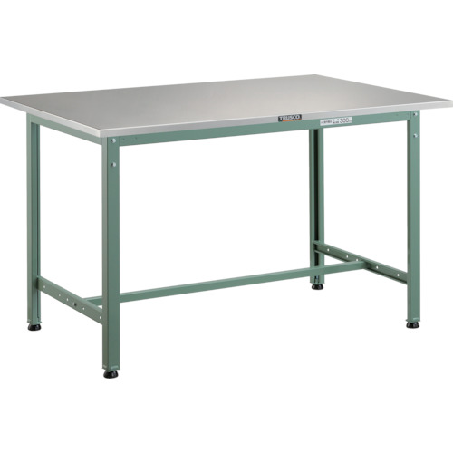【ポイント10倍】トラスコ中山(株) TRUSCO 軽荷重作業台(300kg)AE型 1200X600XH740 ステンレス張り グリーン色 AE-1260SUS 【DIY 工具 TRUSCO トラスコ 】【おしゃれ おすすめ】[CB99]｜買援隊