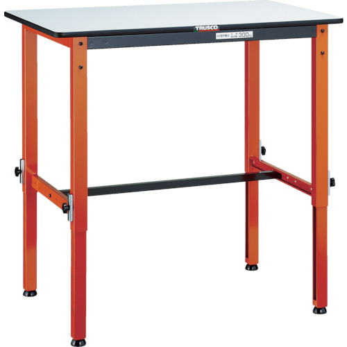 【ポイント10倍】トラスコ中山(株) TRUSCO 軽荷重作業台高さ調節式(150kg)TFAEM型 900X600XH650～950 基本タイプ オレンジ色 TFAEM-0960 【DIY 工具 TRUSCO トラスコ 】【おしゃれ おすすめ】[CB99]｜買援隊