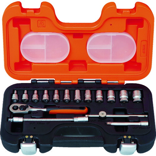 【ポイント10倍】スナップオン・ツールズ(株) BAHCO インチソケットセット 1/4 差込角6.35mm S160AF 【DIY 工具 TRUSCO トラスコ 】【おしゃれ おすすめ】[CB99]