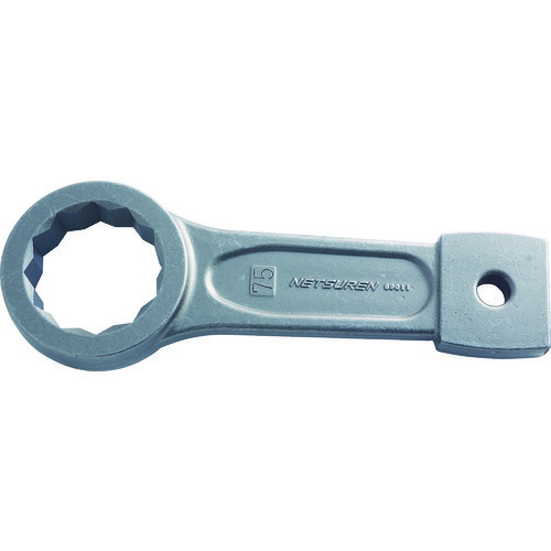 【ポイント10倍】三木ネツレン(株) NETSUREN めがね打撃スパナ75 O0773 【DIY 工具 TRUSCO トラスコ 】【おしゃれ おすすめ】[CB99]