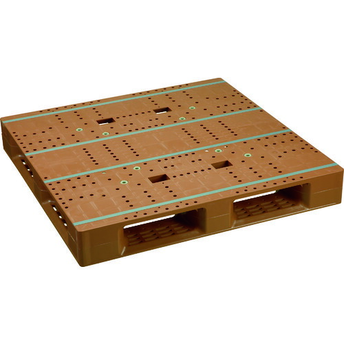 【ポイント10倍】日本プラパレット(株) NPC プラスチックパレット ZFD-1111E 片面四方差し ブラウン ZFD-1111E-BR 【DIY 工具 TRUSCO トラスコ 】【おしゃれ おすすめ】[CB99]｜買援隊