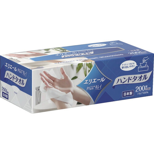 【ポイント10倍】(株)EBS エリエール Plus+キレイハンドタオル ボックス200W1P 21000586 【DIY 工具 TRUSCO トラスコ 】【おしゃれ おすすめ】[CB99]