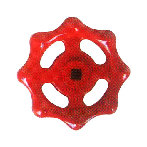 楽天市場】岩崎製作所 アルミ製 バルブ用ハンドル（赤