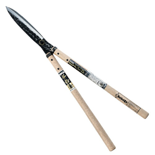 ポイント10倍 刈り込み鋏 園芸用はさみ 千吉金 本鍛造刈込鋏鋼付 195mm 長柄 はさみ 園芸道具 刈込鋏の木柄１９５ｍｍ 切味抜群の鋼付刃で剪定 整枝に最適 刈り込み鋏 刈りこみ おすすめ 刈りこみ 刈込鋏 園芸はさみ ハサミ 鋏 おしゃれ Cb99 買援隊