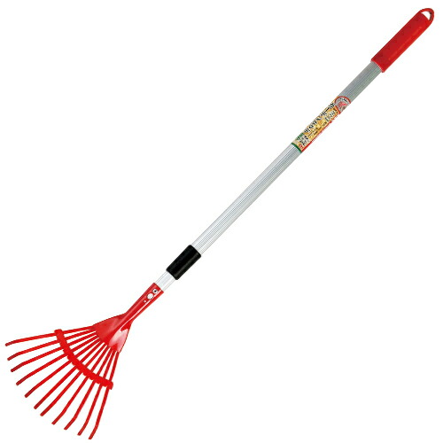 楽天市場】熊手 伸縮式 108-168cm アルミ柄 20本爪 軽量 日本製 園芸