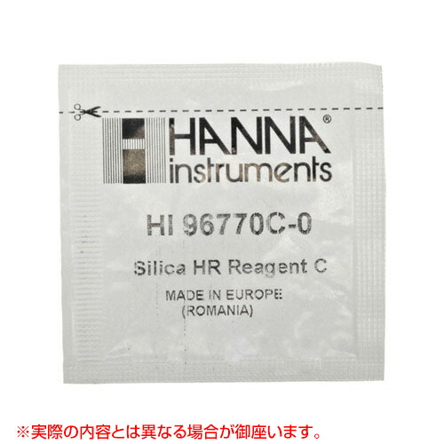 ハンナ シリカ（二酸化珪素）試薬 HI96770-01 【ハンナ HANNA 計測機器 測定器 電極 用 用品 高濃度シリカ測定用 HI 770用 HI 97770用 HI 96770用 調製済 標準法】【おしゃれ おすすめ】 [CB99]
