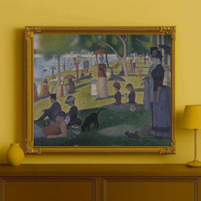 楽天市場】グランド・ジャット島の日曜日の午後 【20号】 ジョルジュ