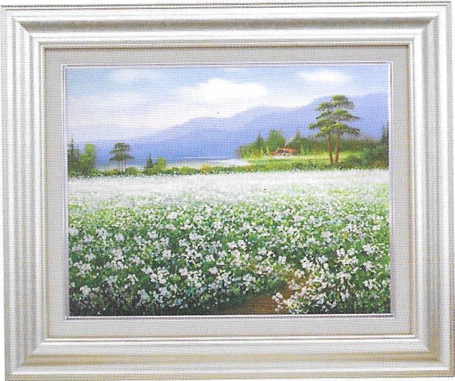 【送料無料】絵画■堀拓也■夏の始まり F10■油絵■風景画■自然■油彩画■手描き■額装込■新築祝い■贈答■開業祝い｜絵画販売のアートギャラリー南青山