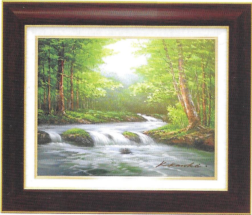 楽天市場】絵画 大森啓助 油絵・油彩画 『風景』 山 川 海 海岸 空