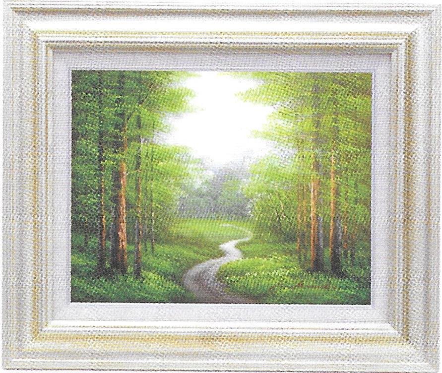 【梶木稔】 作家物 サイン 日高牧場 絵画 風景画 油彩 肉筆 油絵 額縁 楽天市場】「大樹」梶木泰 F6サイズ油彩画[油絵]・日本風景画
