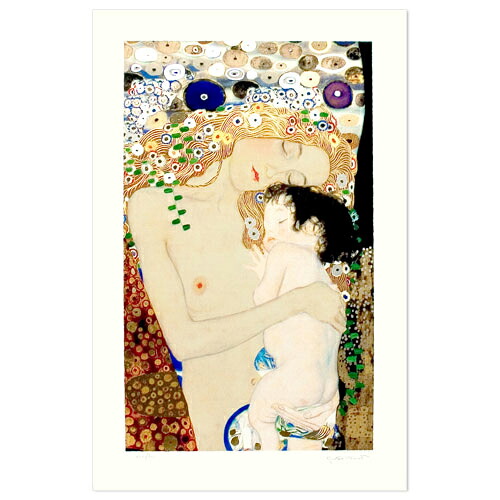【送料無料】絵画■クリムト■人生の三段階■選べる額縁■額装込■複製画■複製絵画■プレゼント贈答品におすすめ