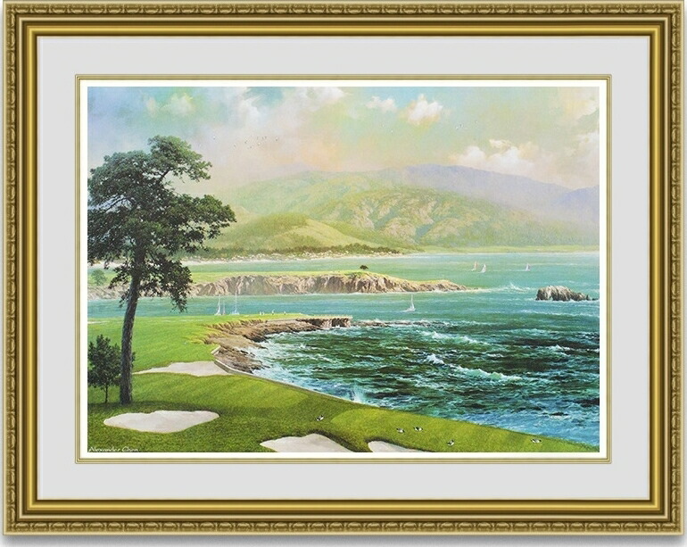 楽天市場】チェイス・チェン 雲の切れ間 インテリア 絵画 風景画