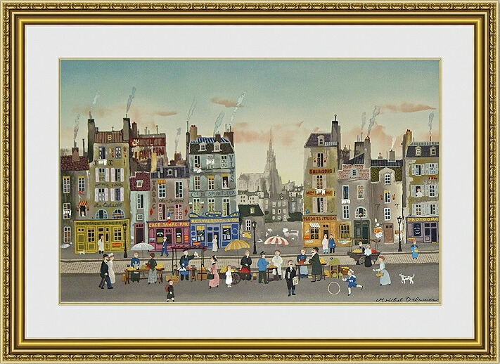 ミッシェル ドラクロワ 絵画 風景画 人物画 壁飾り 壁掛け インテリア 楽天市場】ミッシェル・ドラクロワ モントレーのカーレース