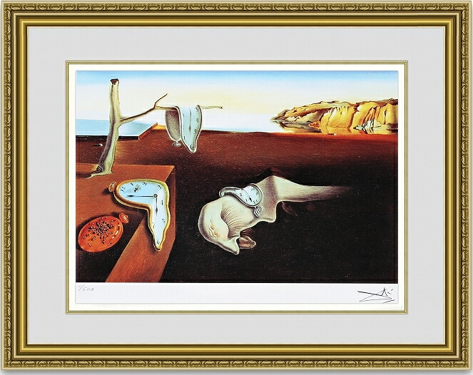 楽天市場】ダリ「水面に象を映す白鳥」絵画入り額縁【アンティーク