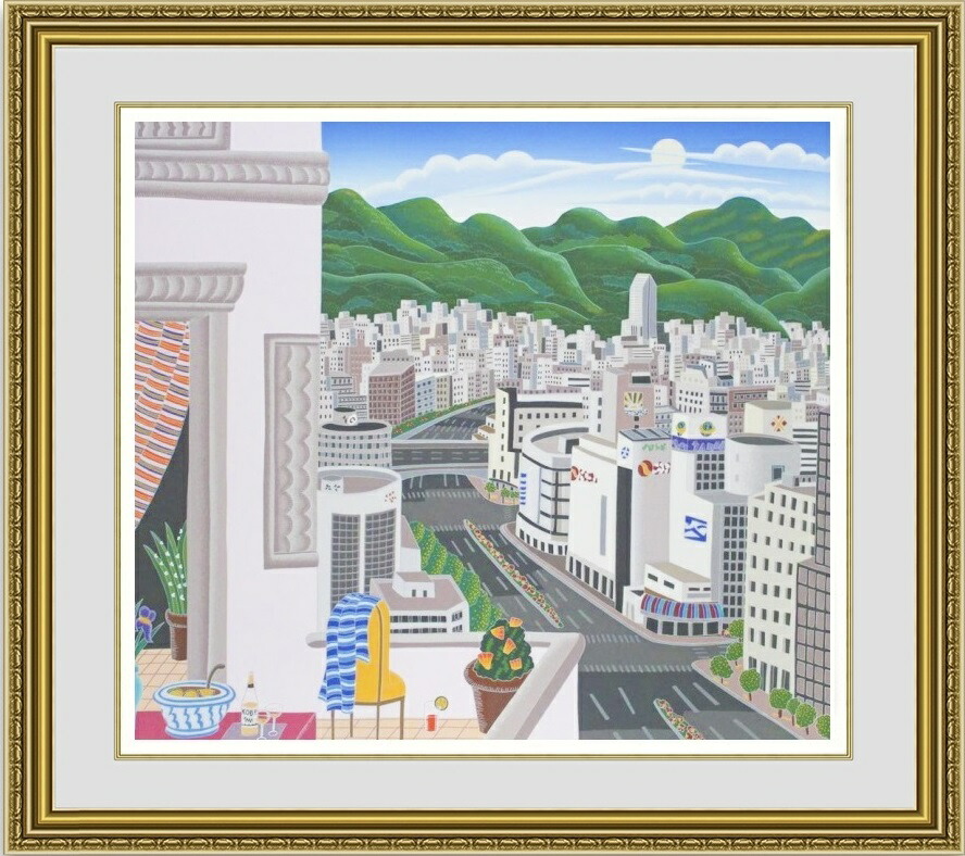 トーマス マックナイト「神戸 北野」 アートポスター 額付き 70.5×70.7 楽天市場】トーマス マックナイト「神戸 北野」 アートポスター