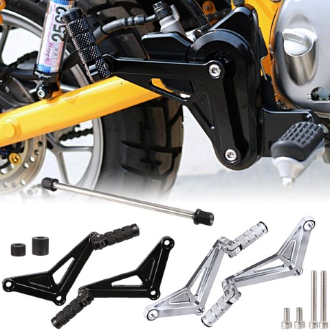 \P最大5倍★7/25限定/【送料無料】ホンダ2018-2022モンキー125 バイクリアフットレストフットペグブラケット|かいがいざっか 店