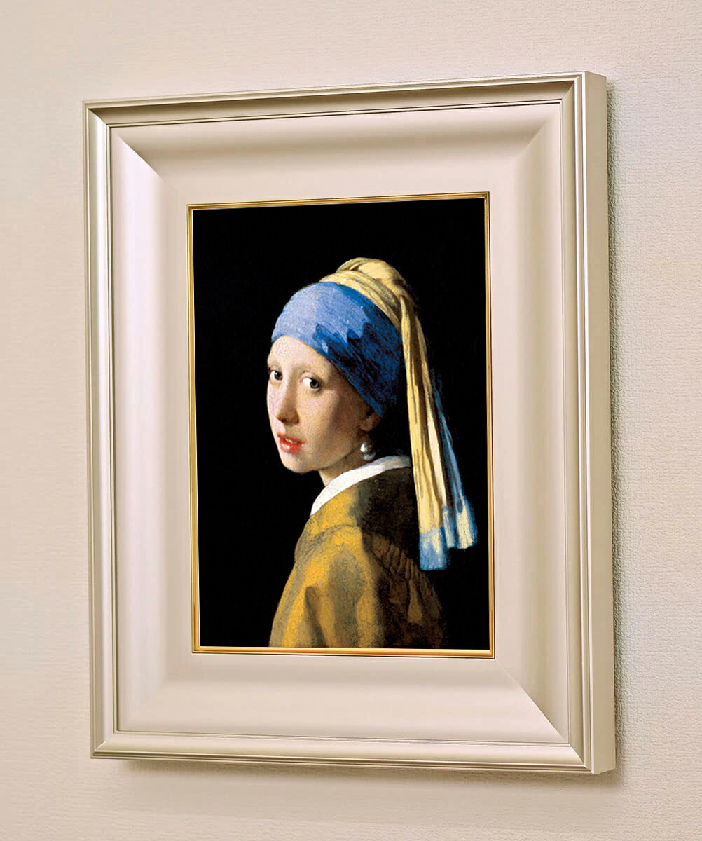 交換無料 絵画 ヨハネス フェルメール 青いターバンの少女 名画 インテリア Fucoa Cl