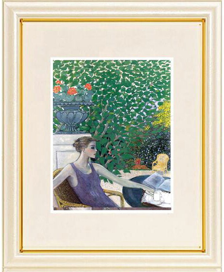 絵画　カシニョール・無関心に見える 女性画 絵 インテリア アート