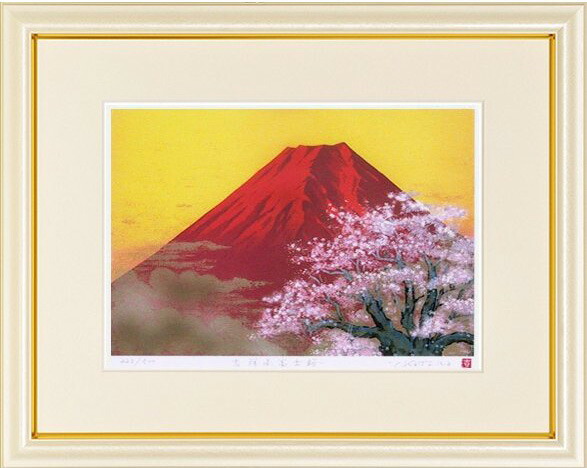 楽天市場】絵画 吉岡浩太郎 ・ 爛漫/尾根の淡墨桜（うすずみざくら