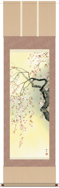 楽天市場】掛け軸 掛軸 花鳥画 田村竹世・四季花鳥（四幅揃え） 尺五