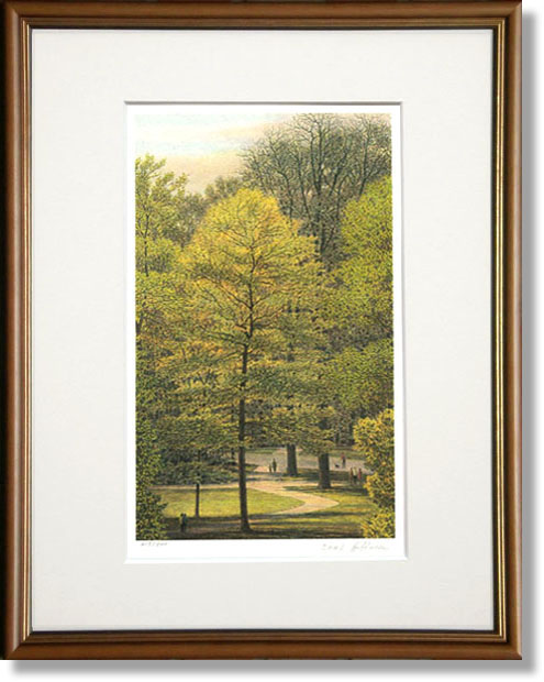 楽天市場】絵画 葉祥明 ひとり林で 版画 インテリア : 絵画生活