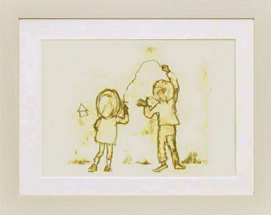 楽天市場】いわさきちひろ・赤ちゃんのくるひ(アート・複製画） : 絵画生活