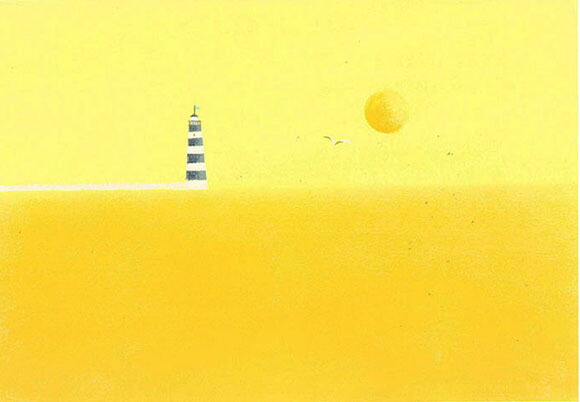 絵画版画葉祥明・YelloSunsetインテリアインテリア