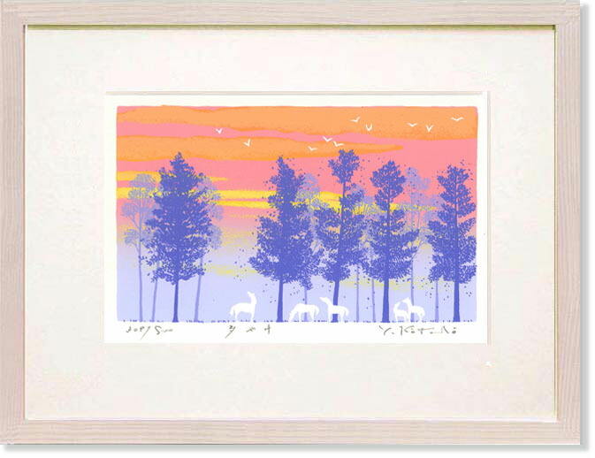 吉岡浩太郎　大樹 楽天市場】【版画・絵画】吉岡浩太郎『大樹』シルクスクリーン