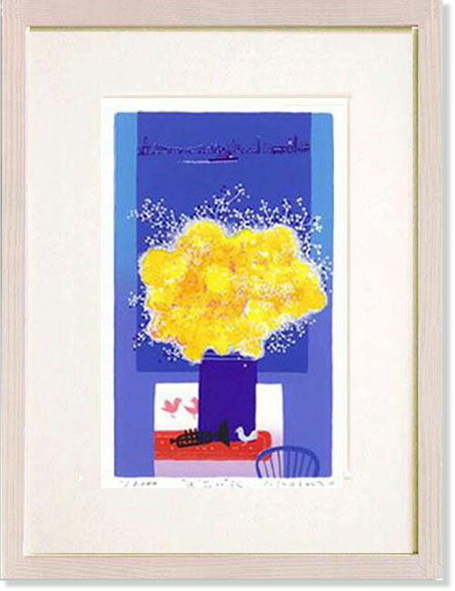 楽天市場】【作家名】吉岡耕二 【作品名】花・1 花 絵画 抽象画