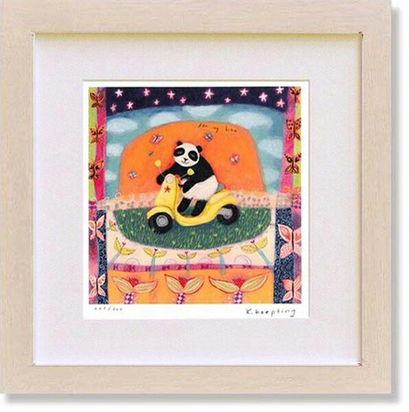 楽天市場】絵画 カレンホイプティング・ボストンザワールド 版画 動物